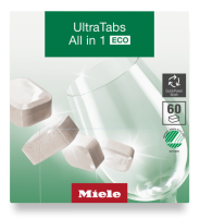 Таблетки для мытья посуды в ПММ Ultra Tabs All in 1 ECO GS CL 0602 T E 60 шт. Miele купить в Твери | Всегда в наличии! | Артикул 12279150 | Официальный сайт