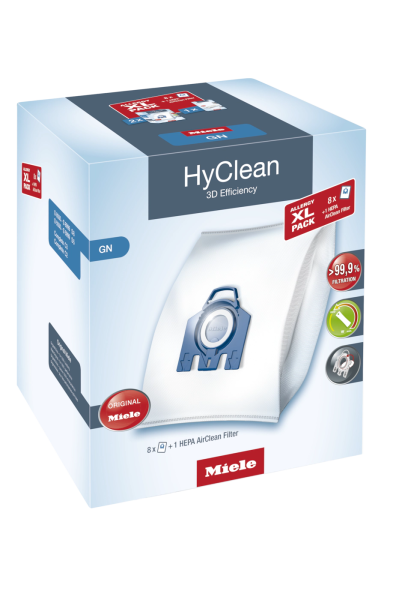 Комплект мешков пылесборников Allergy XL Pack 2 HyClean GN + фильтр HA 50 Miele купить в #REGION_NAME_DECLINE_PP# | Всегда в наличии! | Артикул 10632880 | Официальный сайт